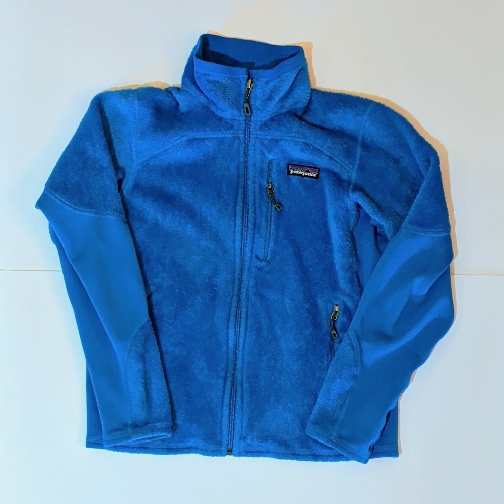 PATAGONIA WOMEN'S POLARTEC REGULATOR JACKET WAFFLE FLEECE SMALL BLUE
